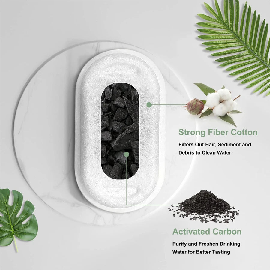 Cat Water Fountain Replacement Filters For Stainless Steel