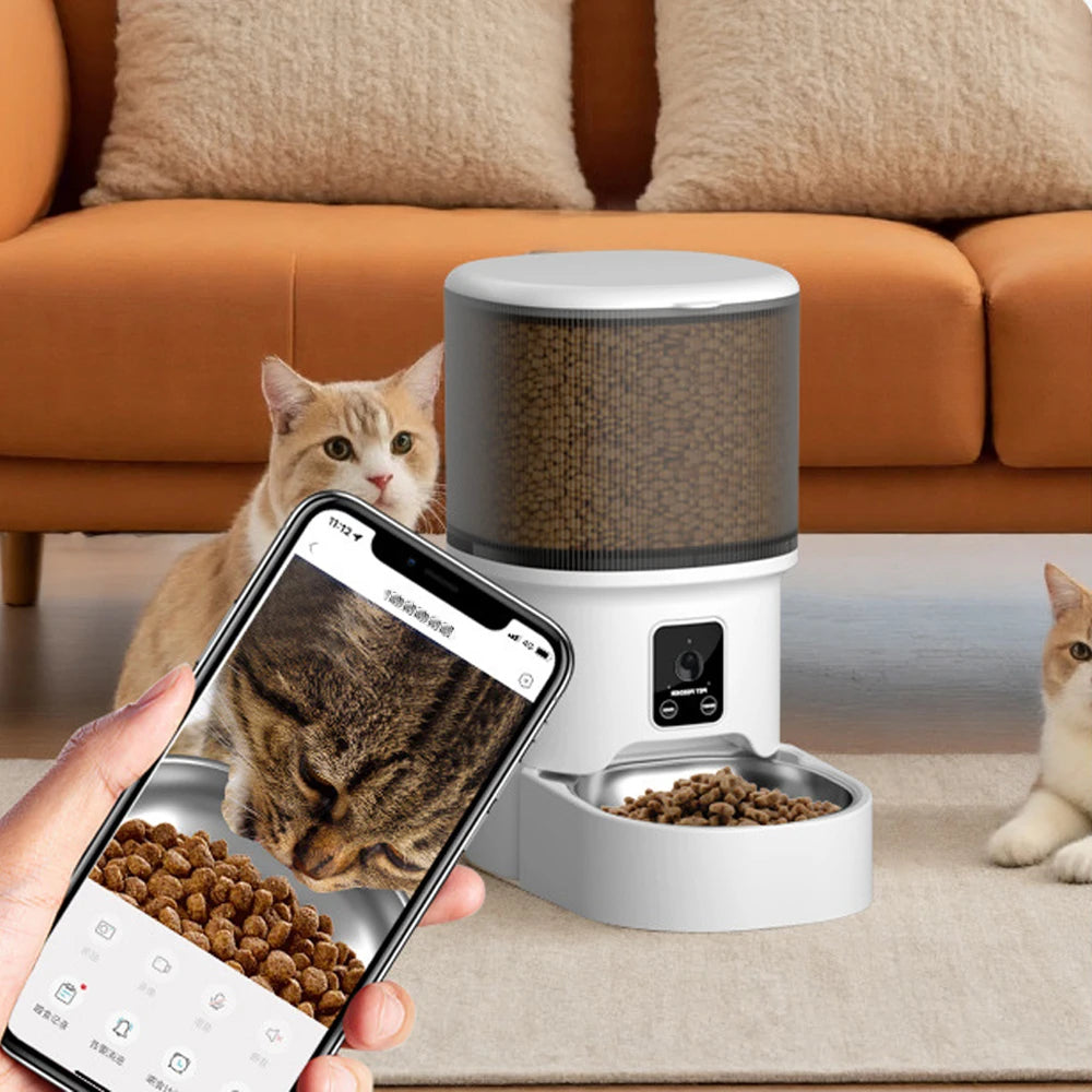 Smart Automatic Pet Feeder & Water Fountain Set 4L+2.2L